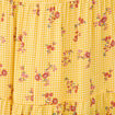 Jupe longue &eacute;vas&eacute;e fluide jaune femme