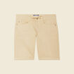 Bermuda droit 5 poches beige homme