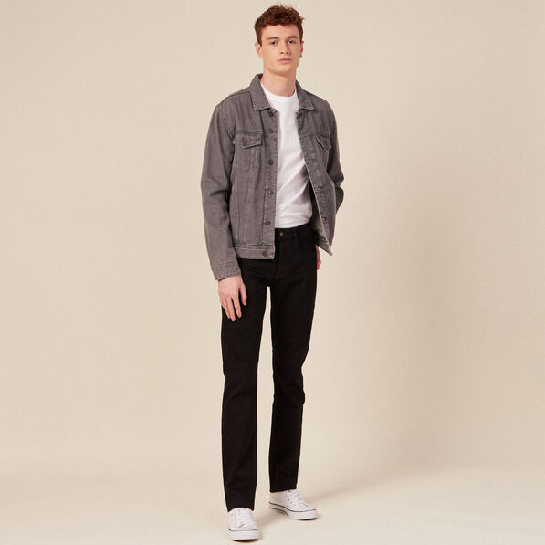 jeans straight 5 poches denim noir homme Jeans straight 5 poches denim noir homme