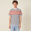 T-shirt manches courtes ecru homme