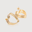Boucles d'oreilles couleur or femme