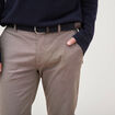 Pantalon chino straight taupe homme