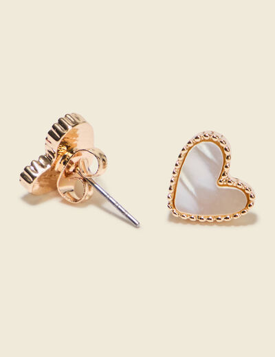 Boucles d'oreilles couleur or femme