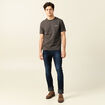 T-shirt manches courtes vert kaki homme