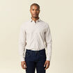 Chemise manches longues gris homme