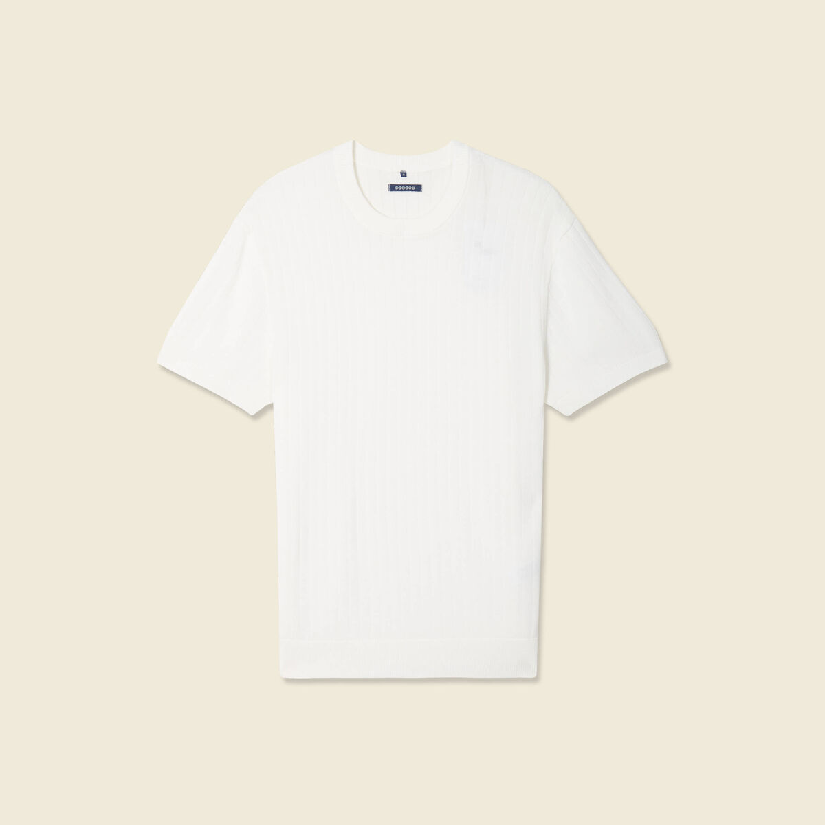 T-shirt manches courtes blanc homme