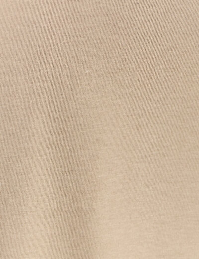 T-shirt éco-responsable sable homme
