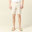 Bermuda droit chino ceinture sable homme