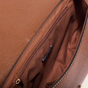 sac besace avec anse corde marron femme Sac besace avec anse corde marron femme