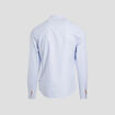 Chemise col mao bleu clair homme