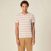T-shirt manches courtes beige homme