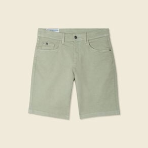 bermuda droit 5 poches vert olive homme Bermuda droit 5 poches vert olive homme
