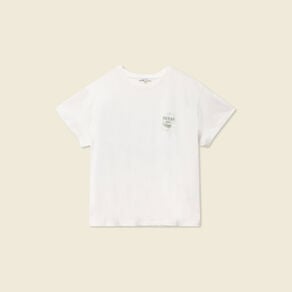 t shirt manches courtes ecru femme T-shirt manches courtes ecru femme