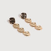 Boucles d'oreilles couleur or femme