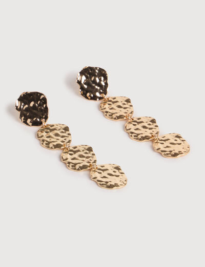 Boucles d'oreilles couleur or femme