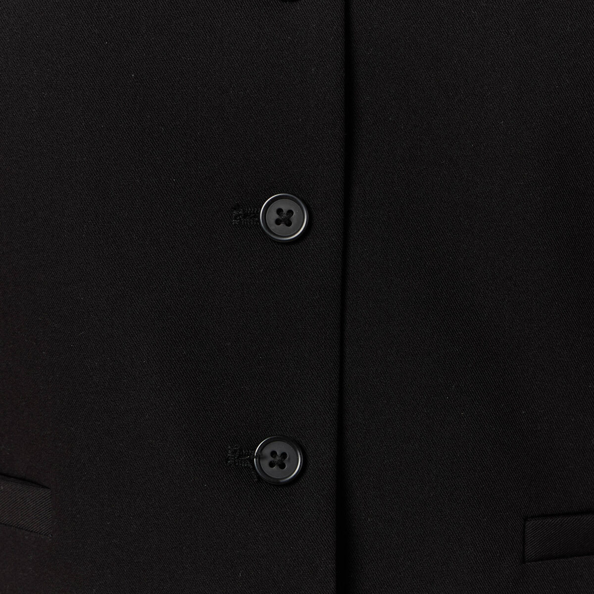 Veston sans manches noir femme