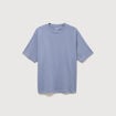 T-shirt manches courtes bleu gris homme