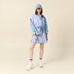Robe patineuse éco-responsable bleu femme