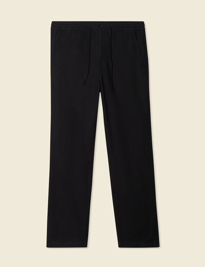 Pantalon chino noir homme
