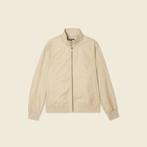 blouson zippe col montant gris homme Blouson zippé col montant gris homme