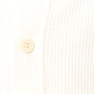 Chemise manches courtes col polo ecru homme