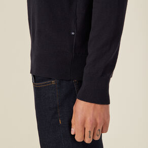 pull manches longues bleu fonce homme Pull manches longues bleu foncé homme