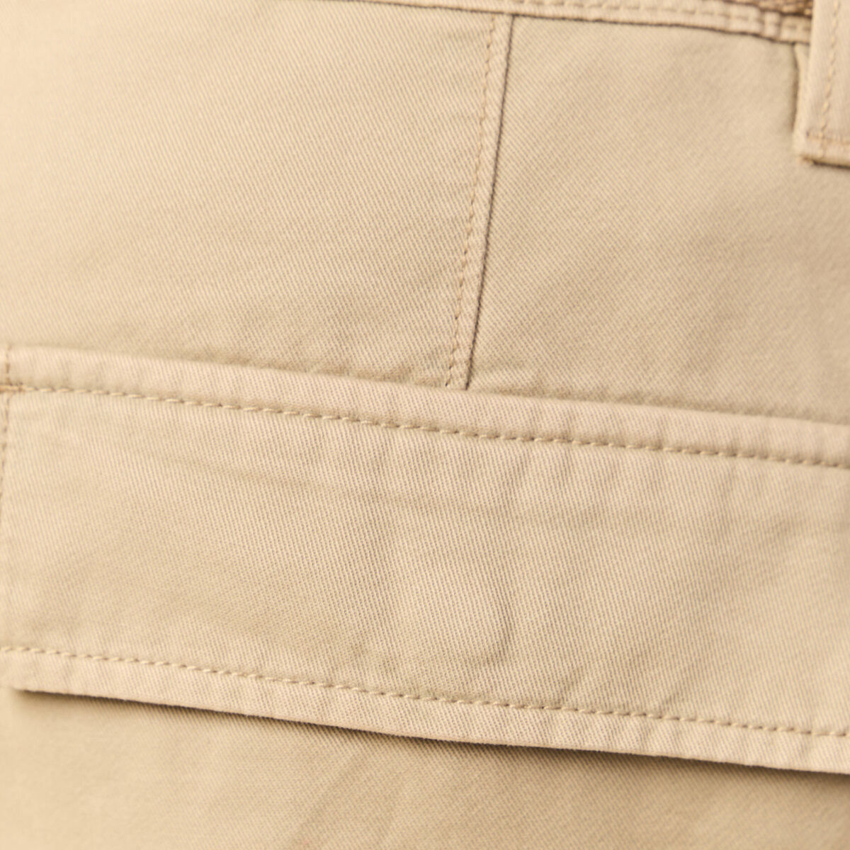 Bermuda droit cargo ceinture gris homme