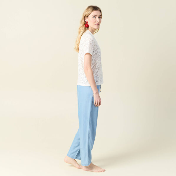 t shirt manches courtes ecru femme T-shirt manches courtes ecru femme
