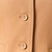 Gilet ajust&eacute; sans manches doubl&eacute; beige femme