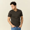 T-shirt manches courtes homme vert kaki homme