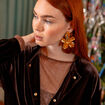 Boucles d'oreilles couleur or femme