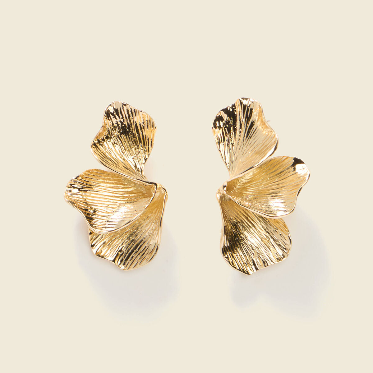 Boucles d'oreilles couleur or femme