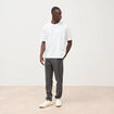 Pantalon droit longueur 32 gris fonc&eacute; homme