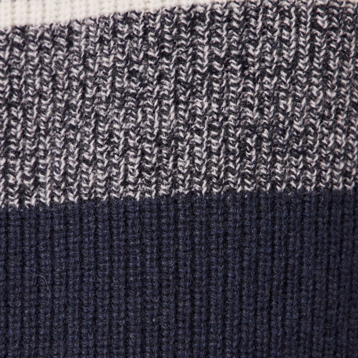Pull manches longues fabriqué en France ecru homme