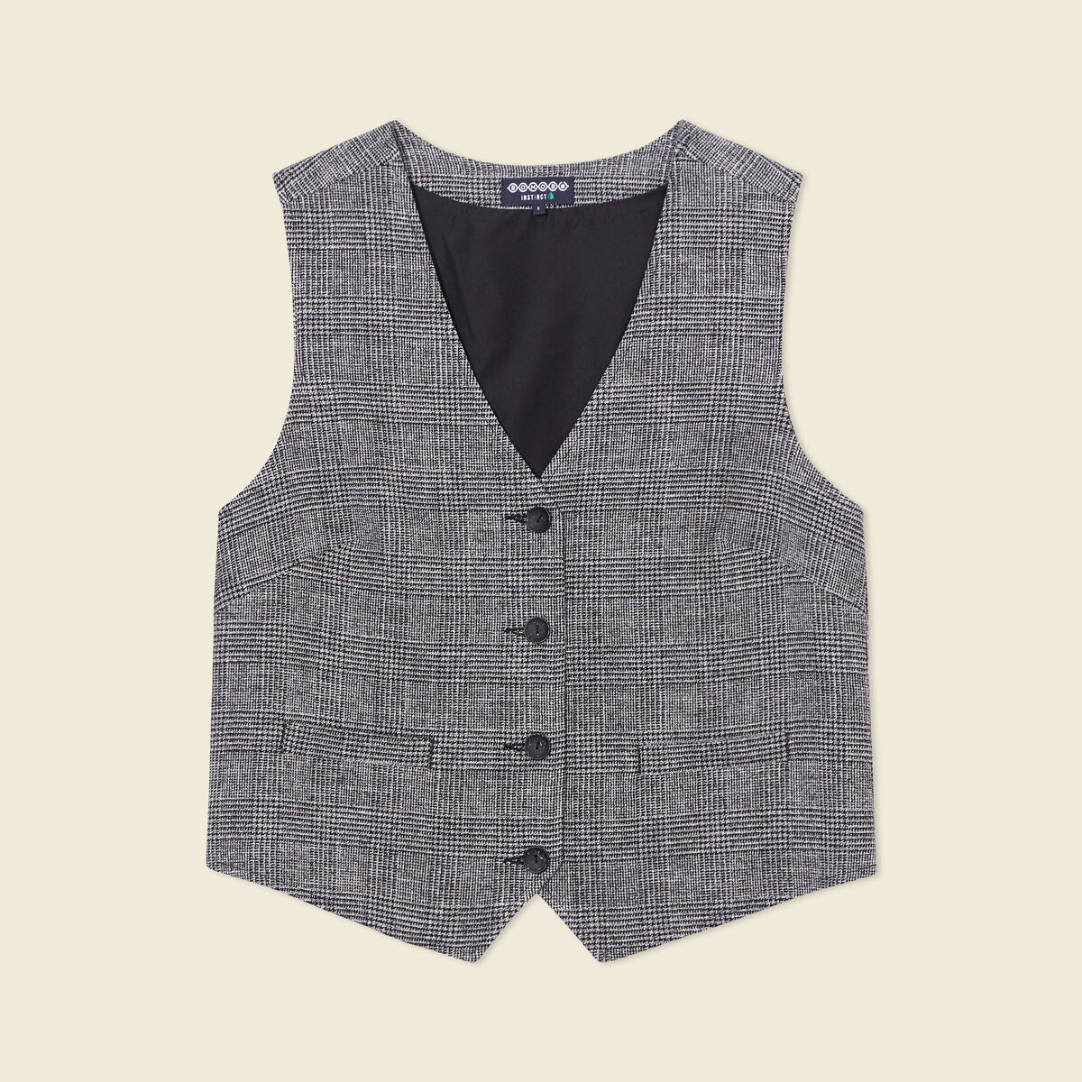 Veston éco-responsable noir femme