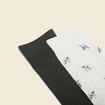 Lot 2 paires chaussettes ecru homme