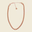 Collier chaîne couleur or femme
