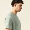 T-shirt manches courtes vert olive homme