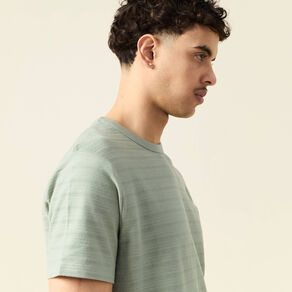T-shirt manches courtes vert olive homme