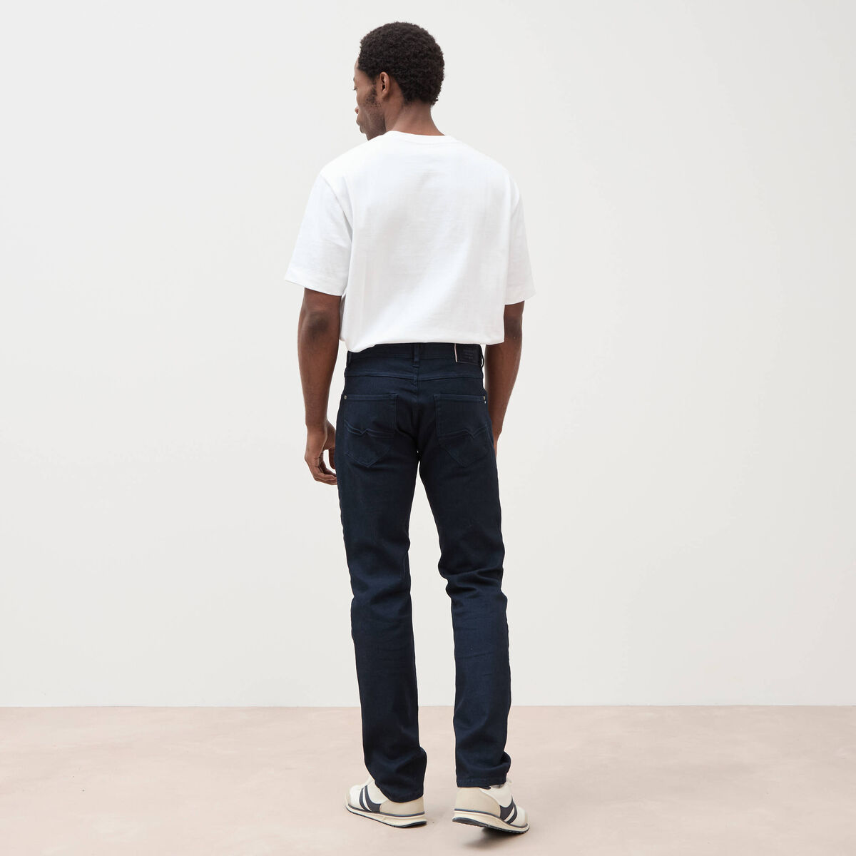 Jeans regular denim brut homme