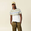 T-shirt manches courtes ecru homme