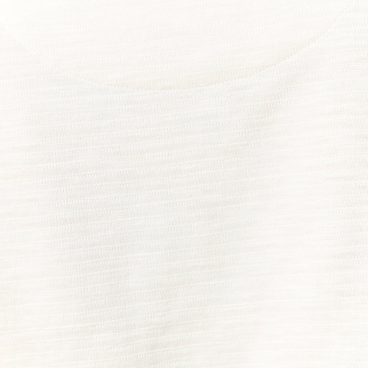 T-shirt cintré col rond manches courtes ecru homme