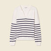 Pull éco-responsable ecru femme