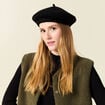 B&eacute;ret noir femme