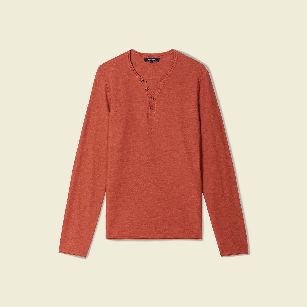 Pull manches longues rose homme
