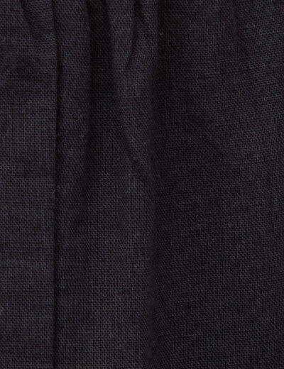 Combinaison salopette col carr&eacute; noir femme