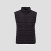 Doudoune droite sans manches noir homme