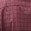 Chemise boyfriend en coton avec broderie prune homme