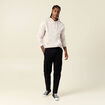 Pantalon cargo poches côtés noir homme