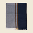 Foulard bleu marine homme